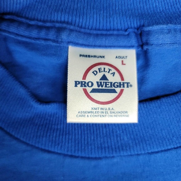 Vintage The Simpsons Shirt Size Large Blue Homer Bart Springfield Y2k - Picture 4 of 8